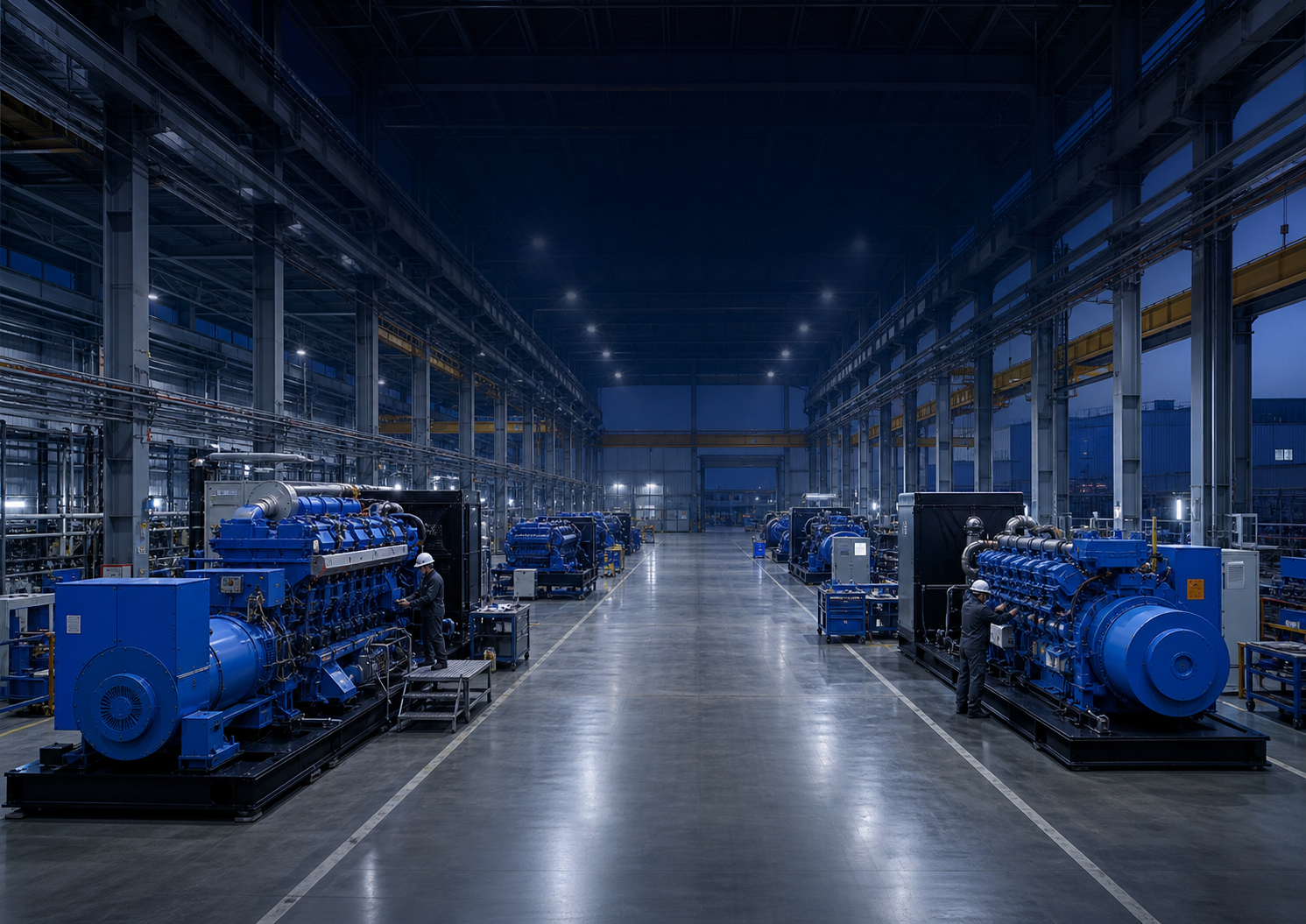 Shenchai Power generator assembly floor